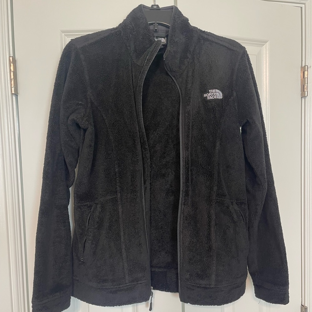 Women’s Medium Black Fleece North Face Jacket
